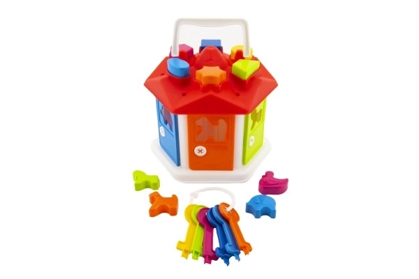 Shape Sorter House with Keys and Animals