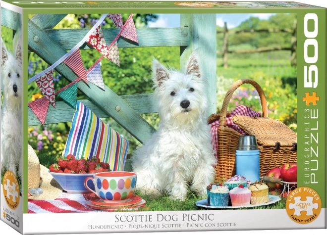 Dogs Picnic Puzzle XL 500 Pieces