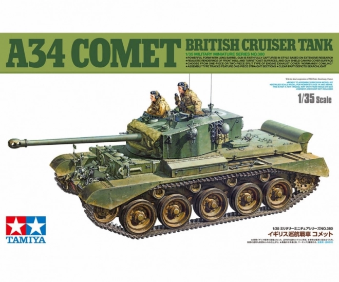 British Cruiser Tank A34 Comet Model Kit 1/35