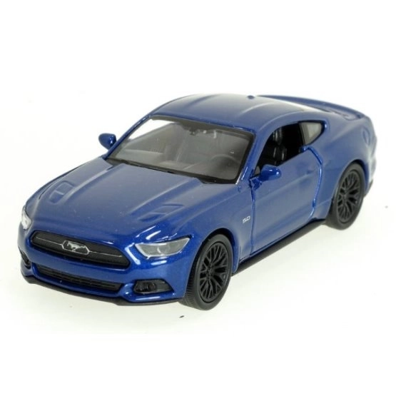 Welly ford mustang gt 2015 blue model car 1:34 scale