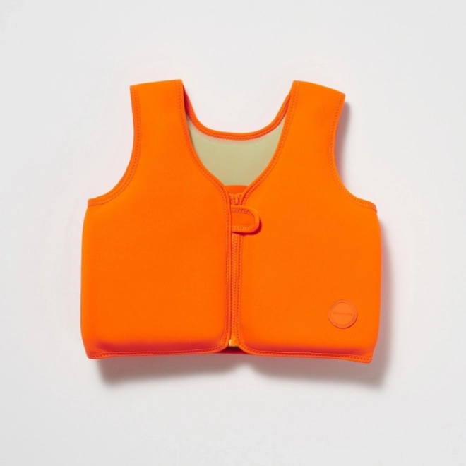 Sunnylife swimming vest Sonny the Sea Creature neon orange