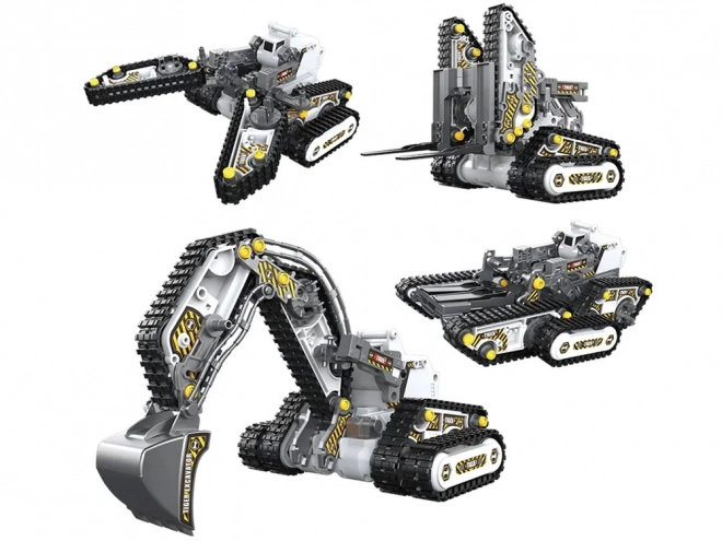 4in1 Remote Control Construction Machines Set