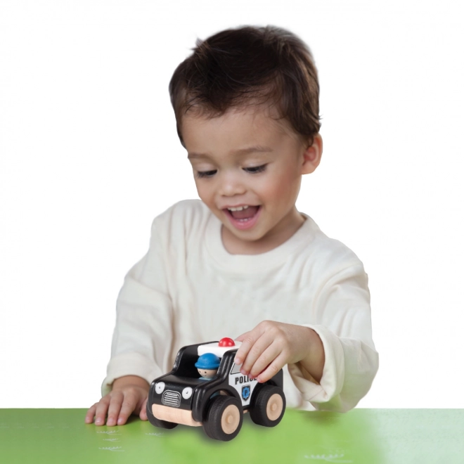 Wooden Mini Patrol Car