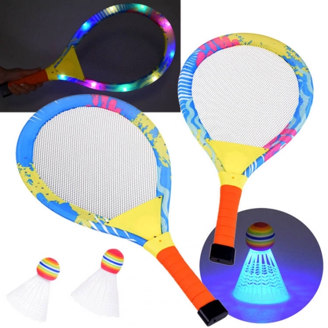 Glowing Badminton Rackets