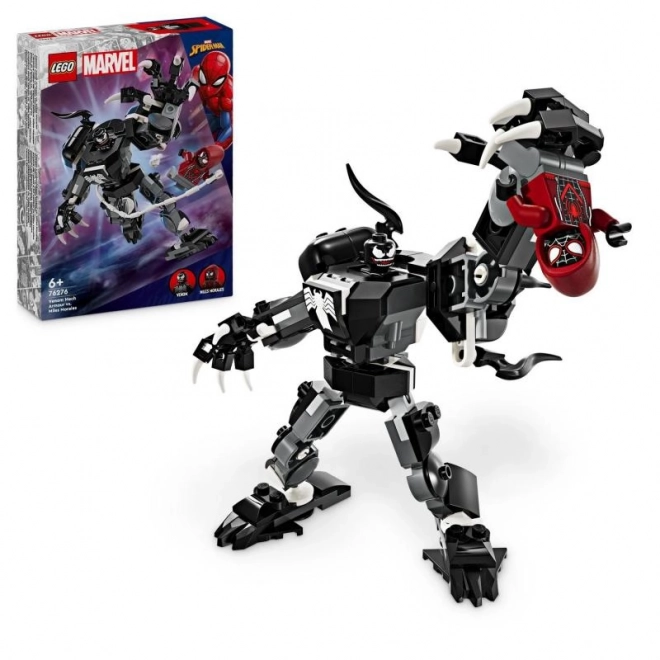 Lego Marvel Venom vs. Miles Morales Mech Armor