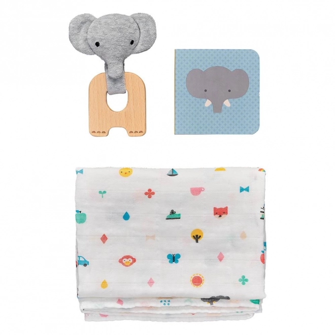 Petit Collage Baby Gift Set Elephant