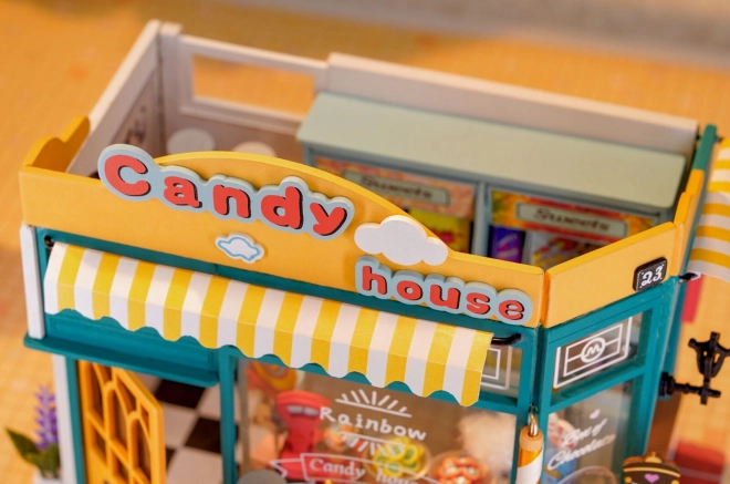 Rolife Rainbow Candy House 3D Miniature Puzzle