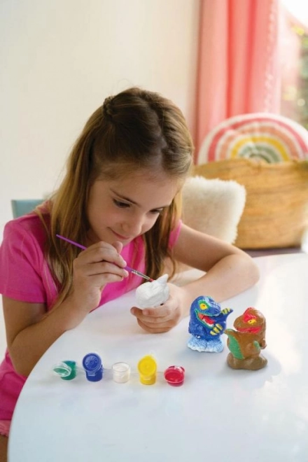 3D Dinosaur Crafting and Painting Set