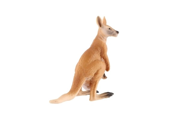 Large Kangaroo with Joey Plastic Toy 11cm in Bag