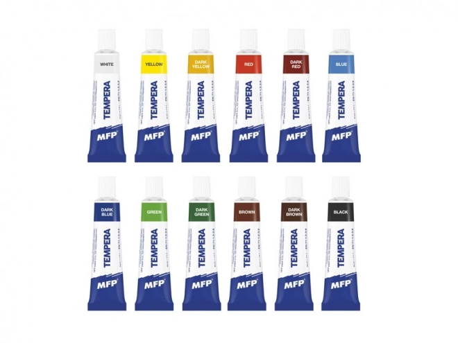 Tempera Paint Set 12 Colors