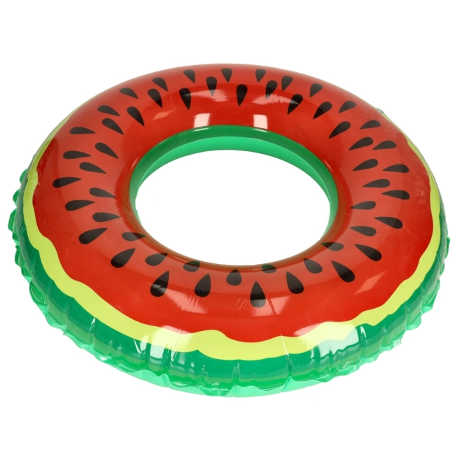 Large Inflatable Watermelon Swimming Ring – 90 cm