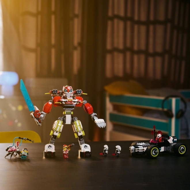 Tiger Mech and Hot Rod Building Set