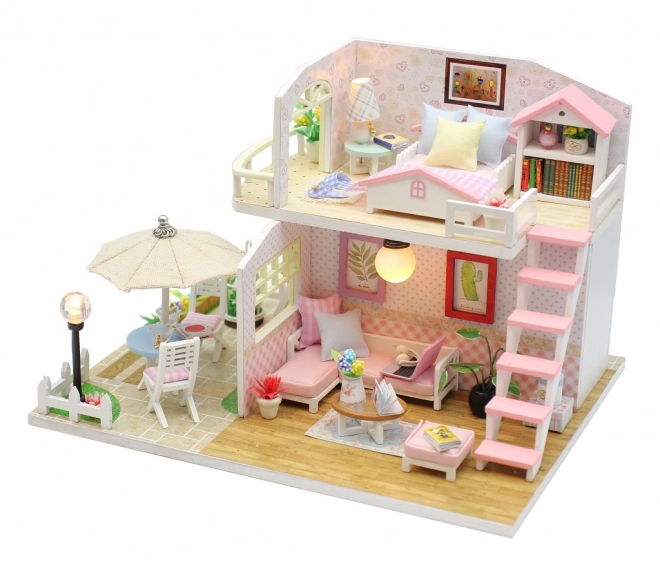 2kids Toys Miniature Pink Dollhouse