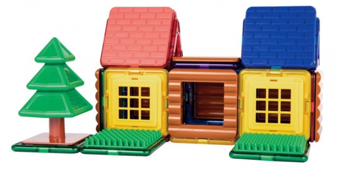 Magformers Log Cabin Building Set