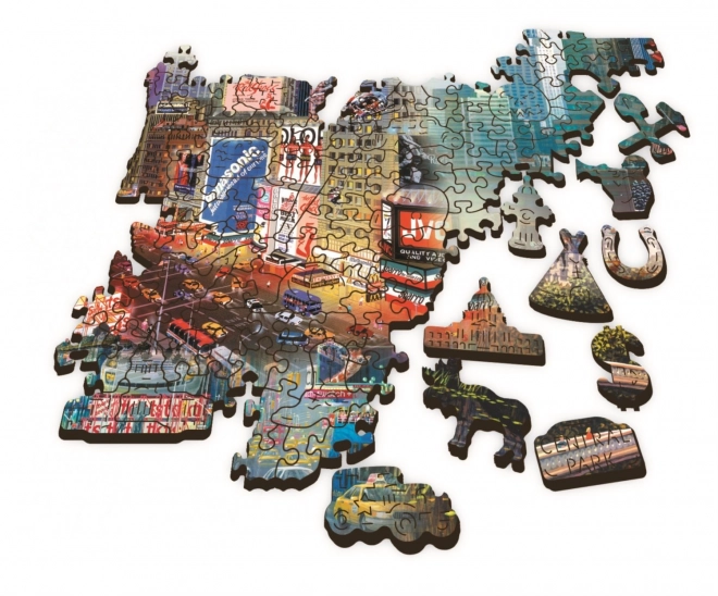 Trefl Wood Craft Origin New York Collage 1000 Piece Puzzle