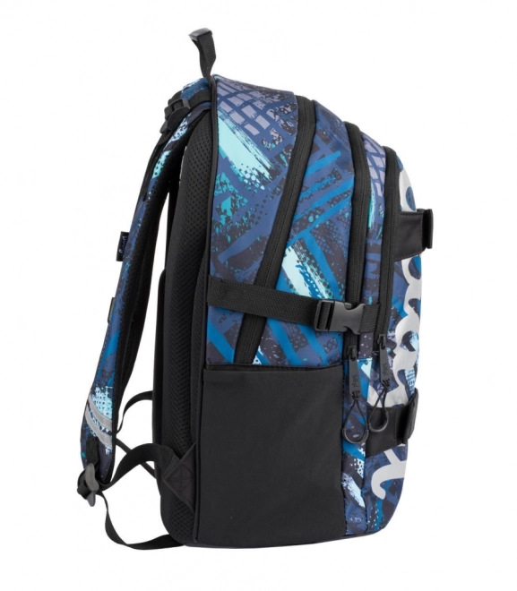 Baagl Skate Structures School Backpack Set