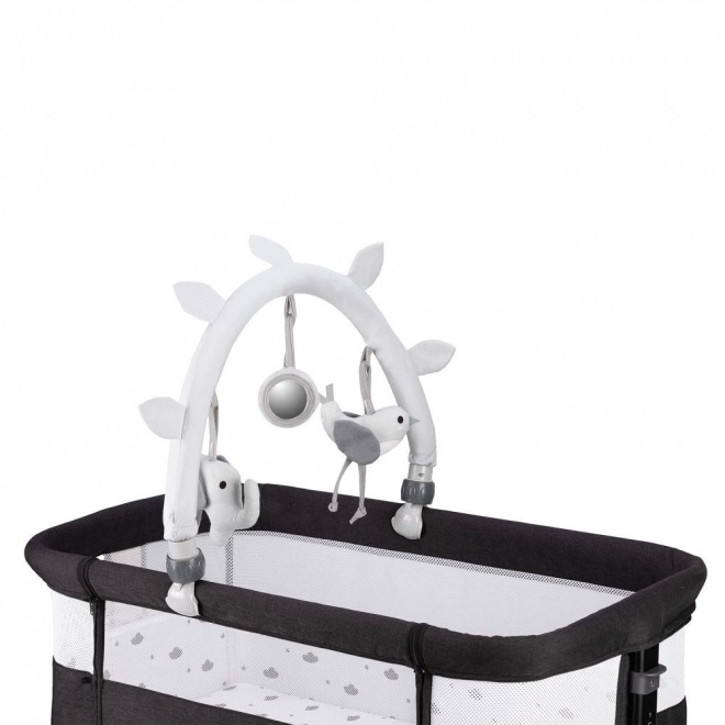 Momi revo dark gray crib