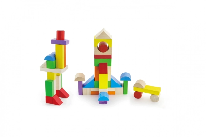 Wooden Building Blocks Set