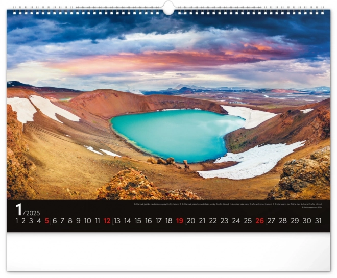 Notique Wall Calendar Landscapes 2025