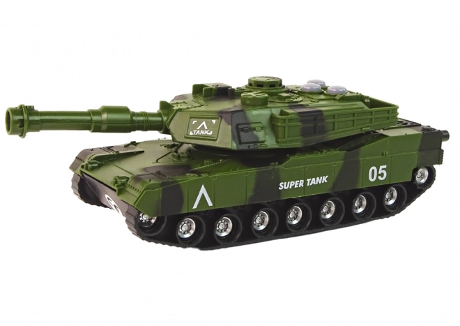 Military Vehicle Set with Tank and Helicopter