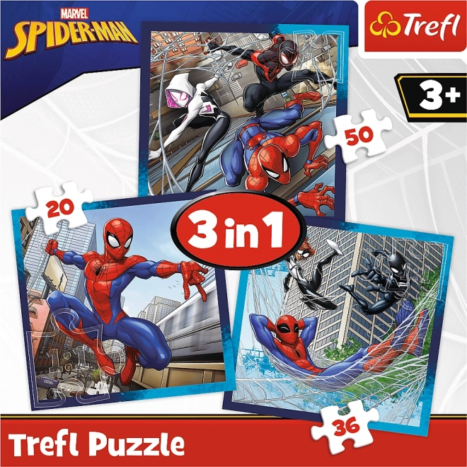 Spider-Man Spider Friends 3-in-1 Puzzle Set