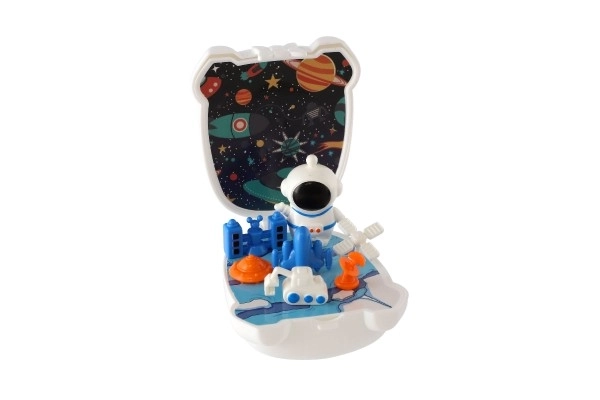 Plastic Space Set with Astronaut and Shuttle