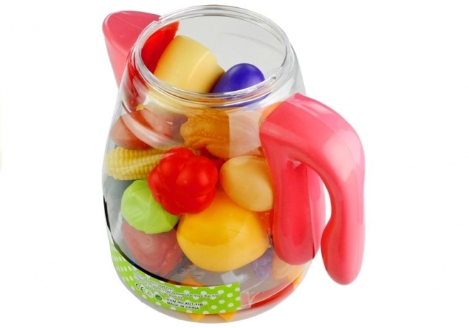 Food Playset In A Jar - Assorted Fruits and Vegetables