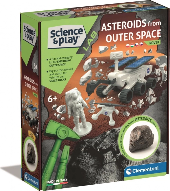 Space Exploration Set with Asteroid