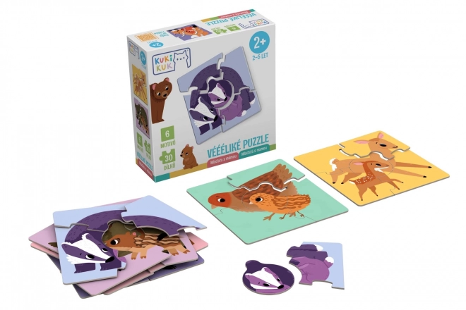 Giant Baby Animal Puzzle Set