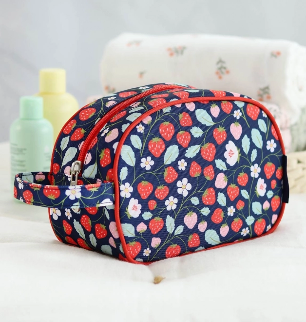 A Lovely Company Strawberry Toiletry Bag