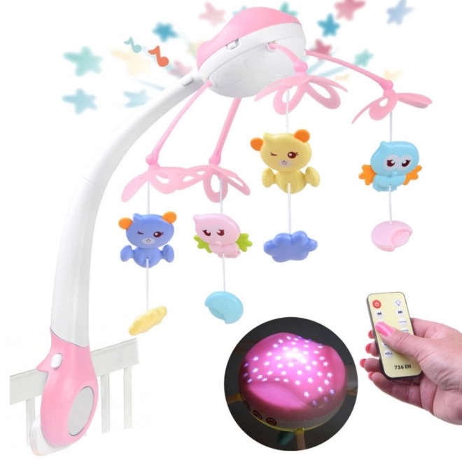 Baby Crib Mobile with Remote Control Projector