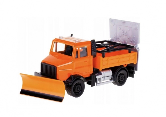 Road Security Toy Vehicle with Snow Plough and Signal Board