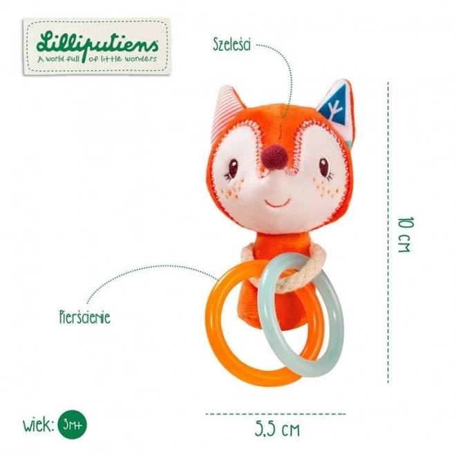 Fox Alice Baby Rattle