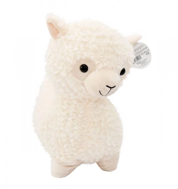 Cream Plush Llama Toy