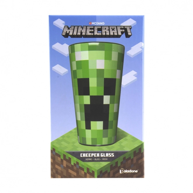 Sklenice Minecraft  Creeper