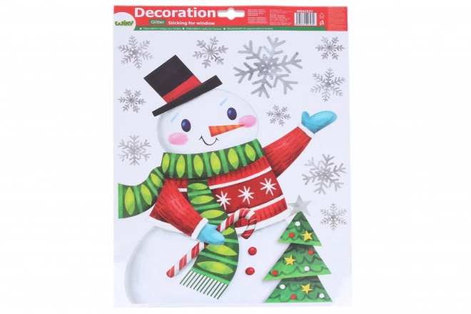 Window Decoration Snowman Christmas