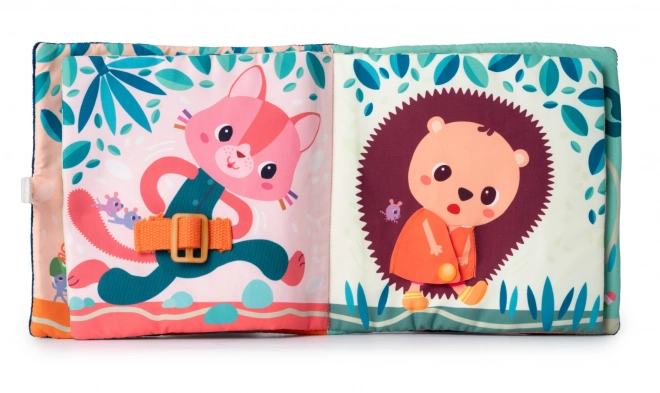 Lilliputiens - Textile Book Learning to Dress Dog Jules