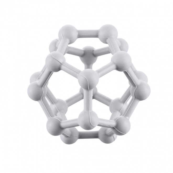 Silicone Teether Atom Dove Grey