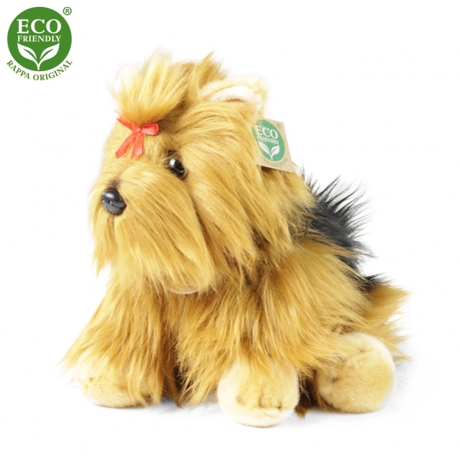 Eco-friendly Sitting Yorkshire Terrier Plush Toy 30 cm