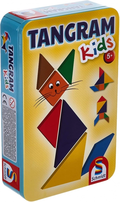 Schmidt Tangram Puzzles for Kids in Tin Box