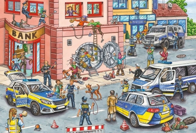 Police Action 100 Piece Puzzle