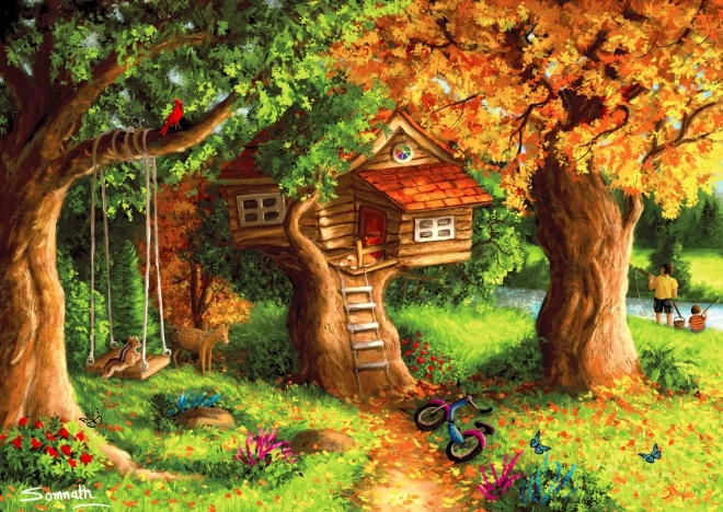 Enjoy Treehouse Puzzle 1000 Pieces