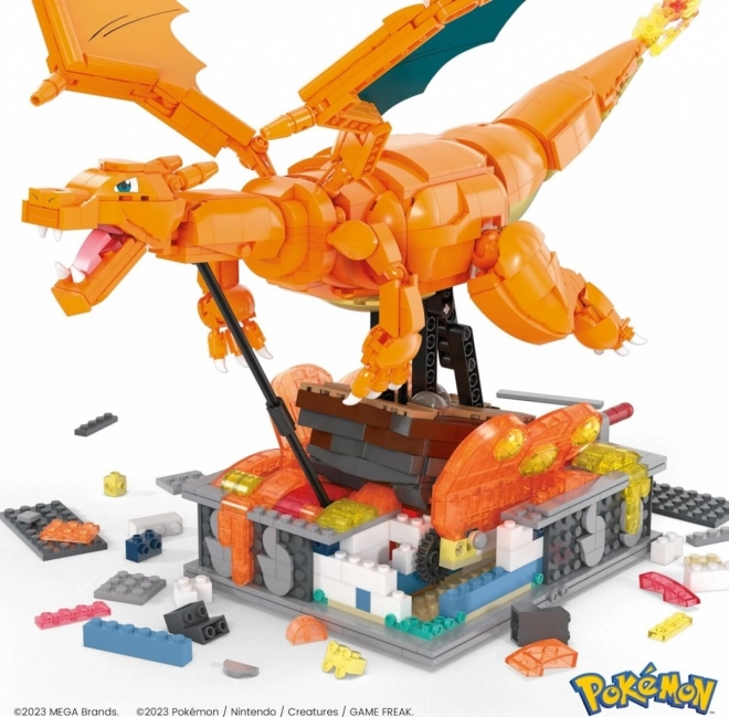 Mega building blocks mechanical Charizard