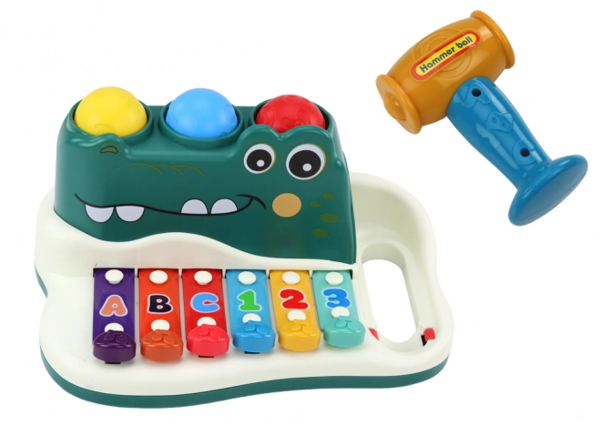 Crocodile Xylophone Piano Educational Toy