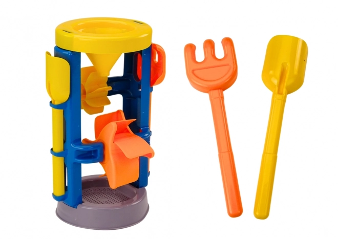 Large Sand Playset with Water Wheel and Accessories