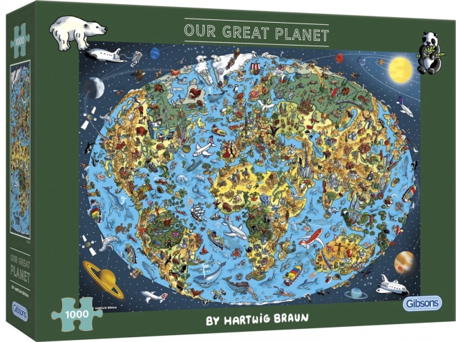 Our Amazing Planet Puzzle 1000 Pieces