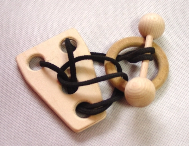 Wooden Puzzle Dumbbell