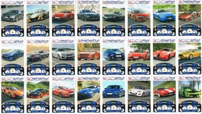 Card Game - Sports Cars