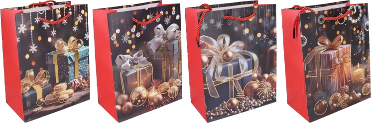 Christmas gift bag L 30 × 41 × 12 cm