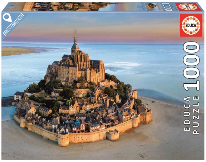 Mont Saint Michel Aerial View 1000 Piece Puzzle